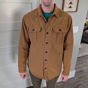 Men's Tan Brown Jacket by Ruff Hewn LARGE